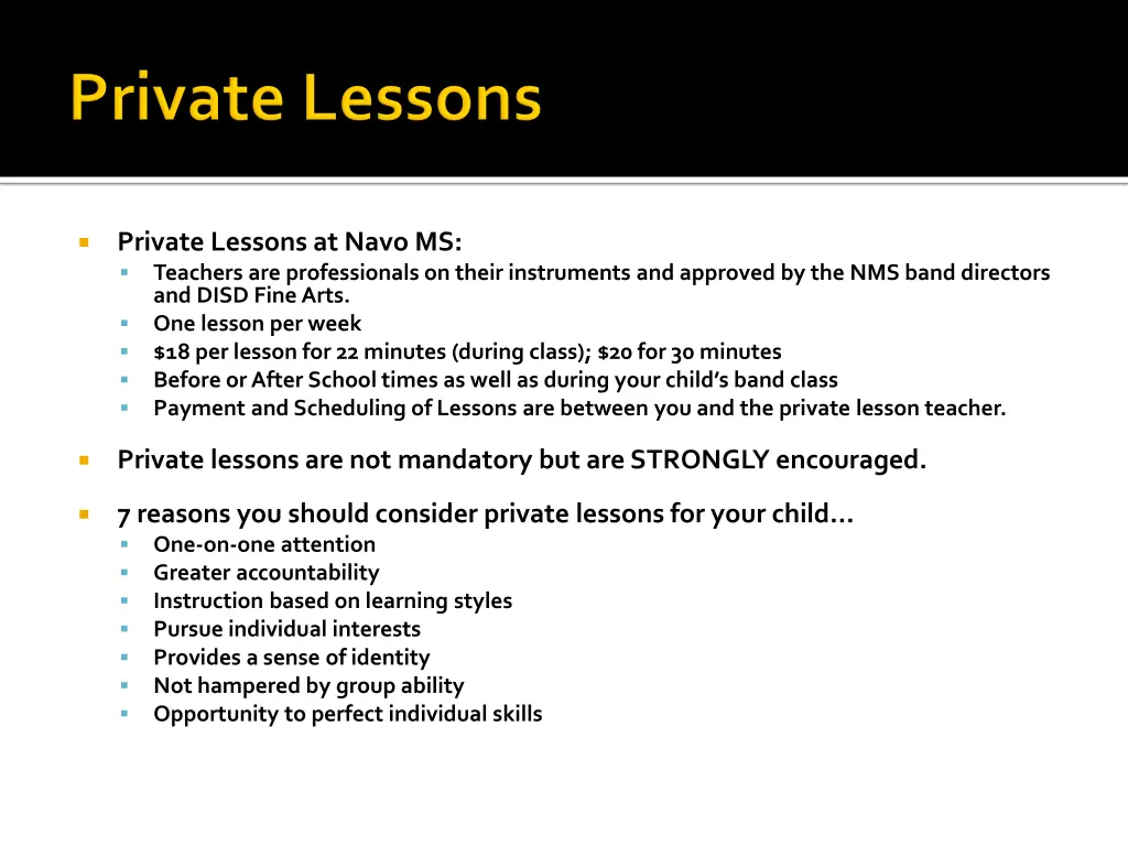 private lessons at navo ms teachers 1