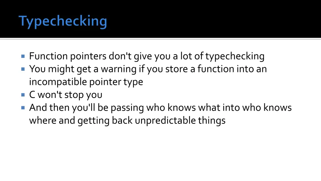 function pointers don t give