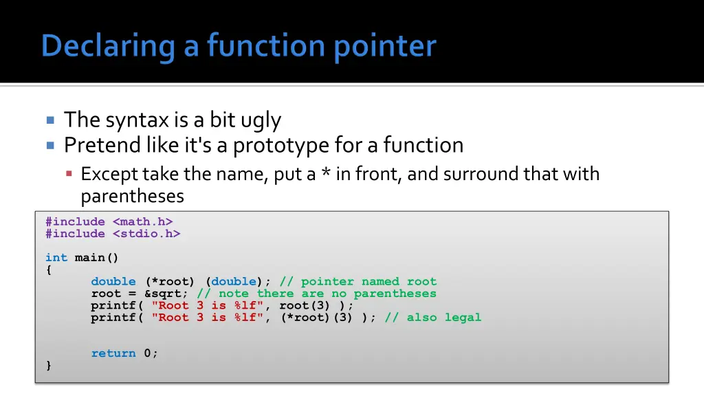 the syntax is a bit ugly pretend like