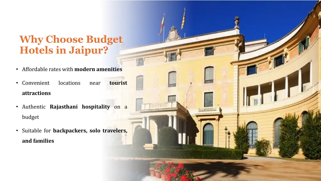 why choose budget hotels in jaipur