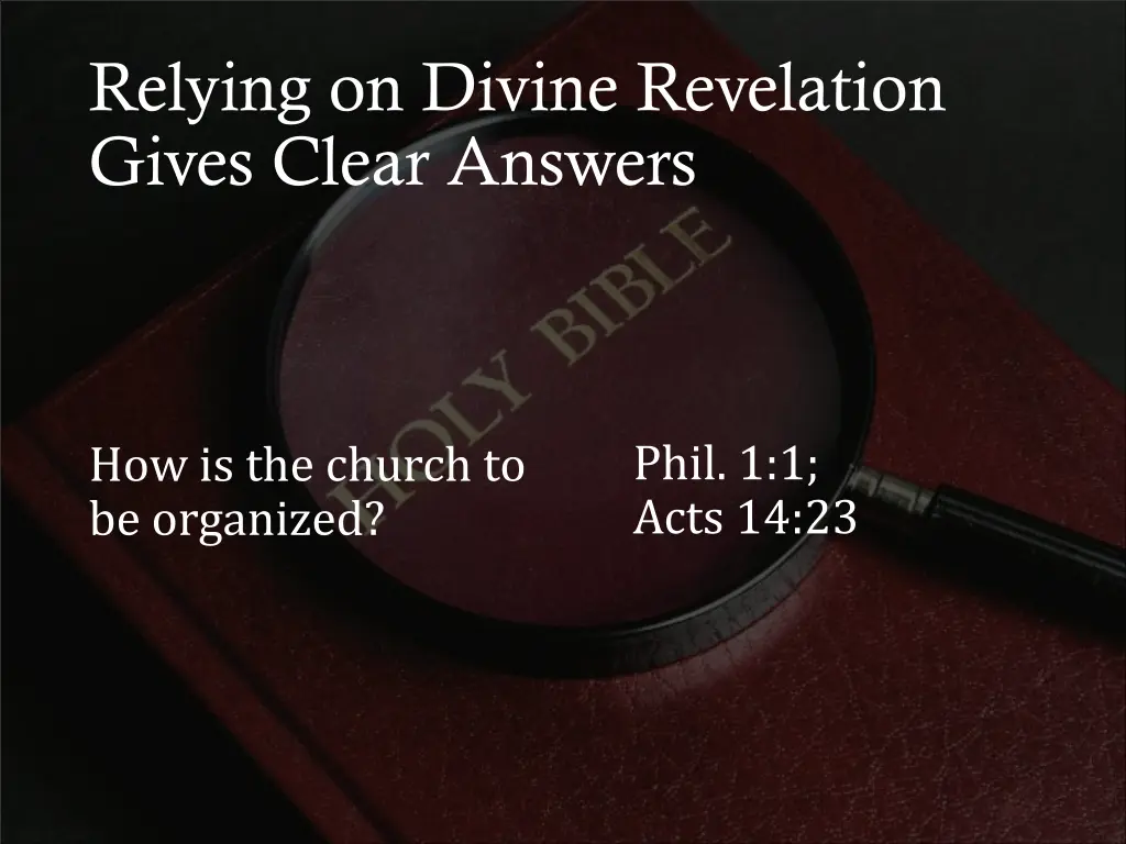 relying on divine revelation gives clear answers 3