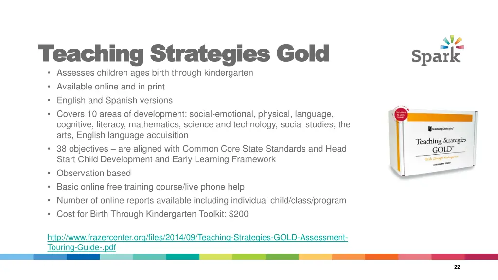 teaching strategies gold teaching strategies gold