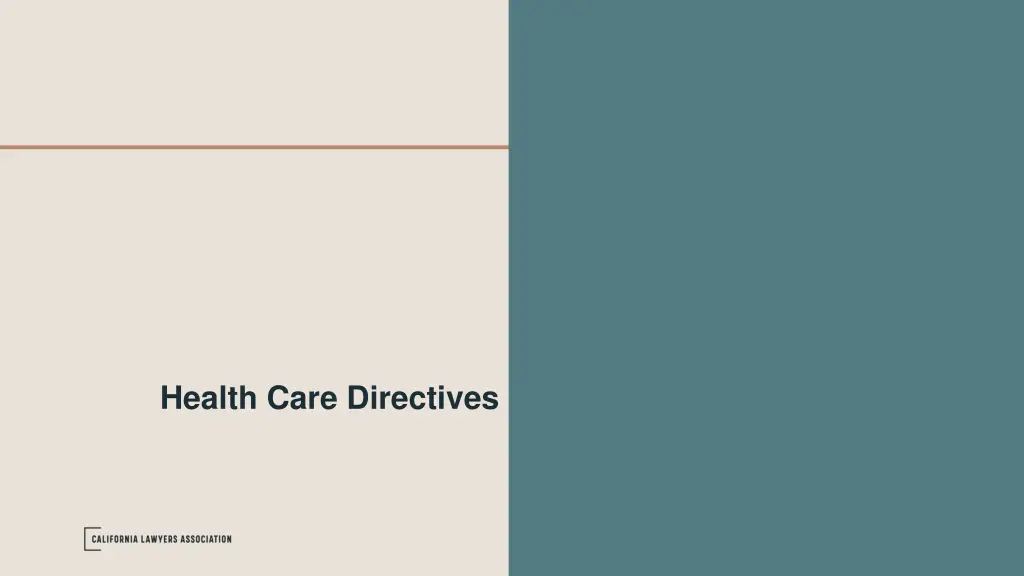 health care directives