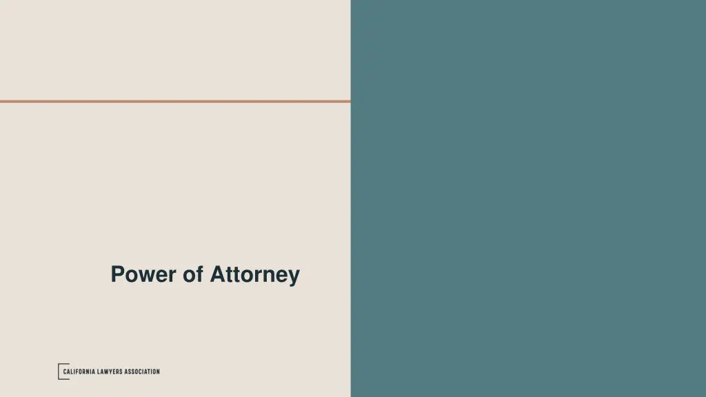 power of attorney