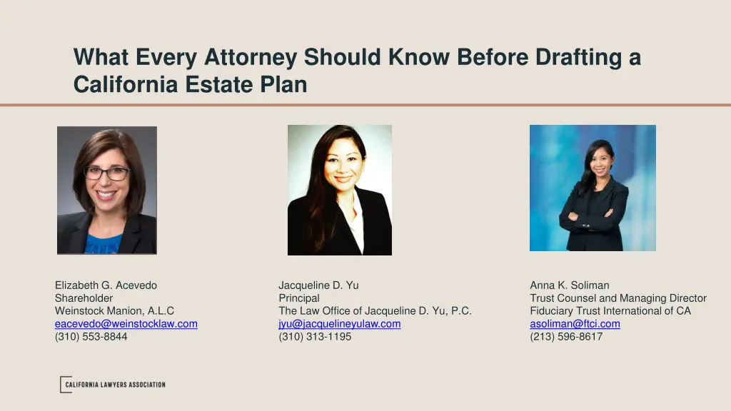 what every attorney should know before drafting 1