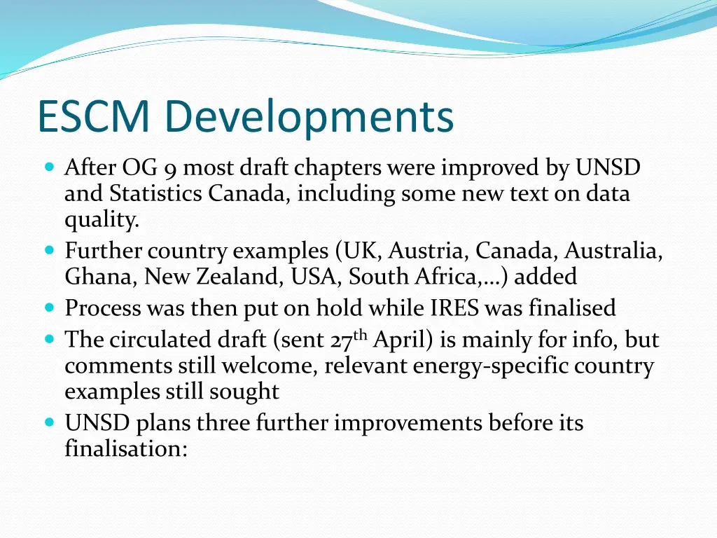 escm developments
