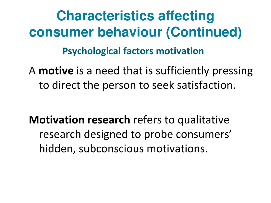 characteristics affecting consumer behaviour 1
