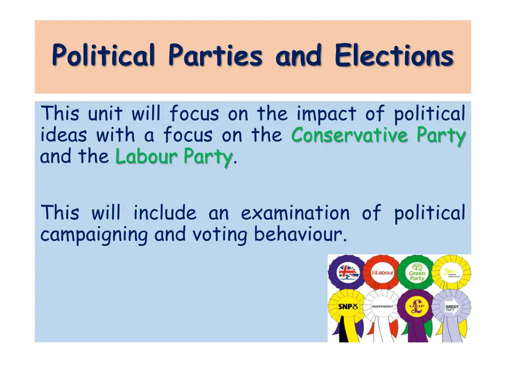 political parties and elections