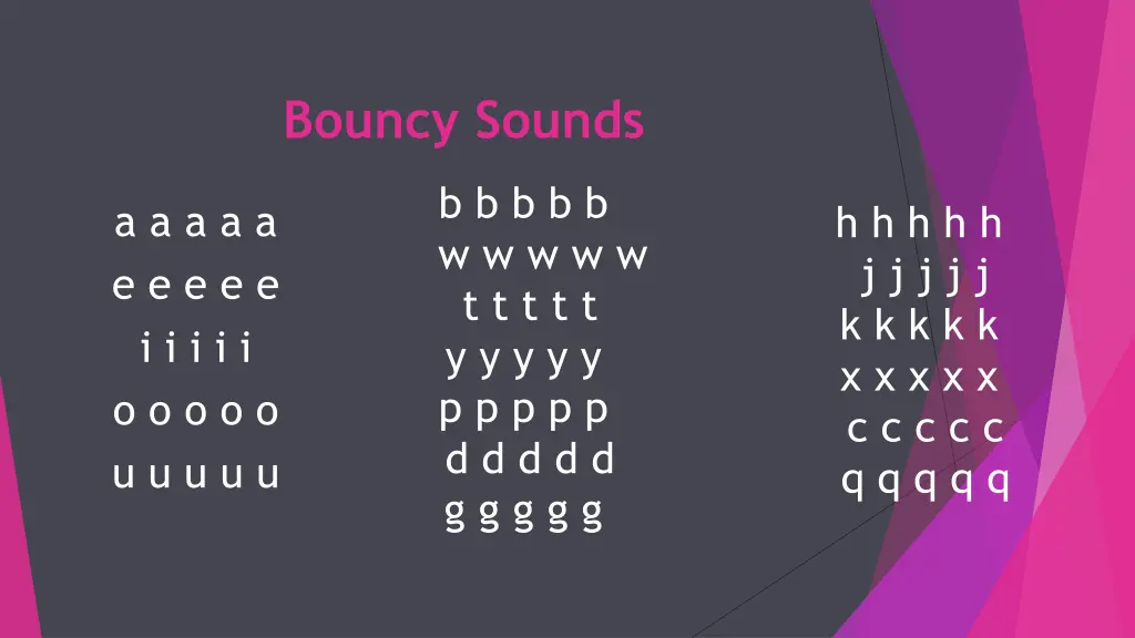 bouncy sounds