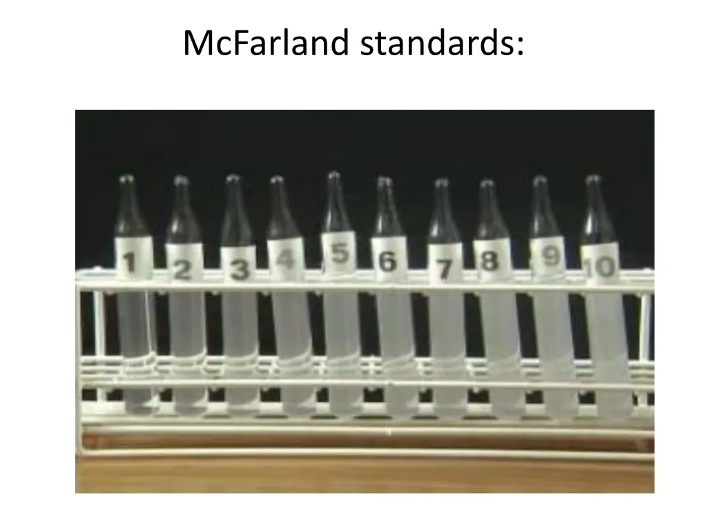 mcfarland standards 1