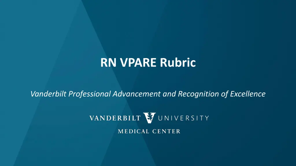 rn vpare rubric