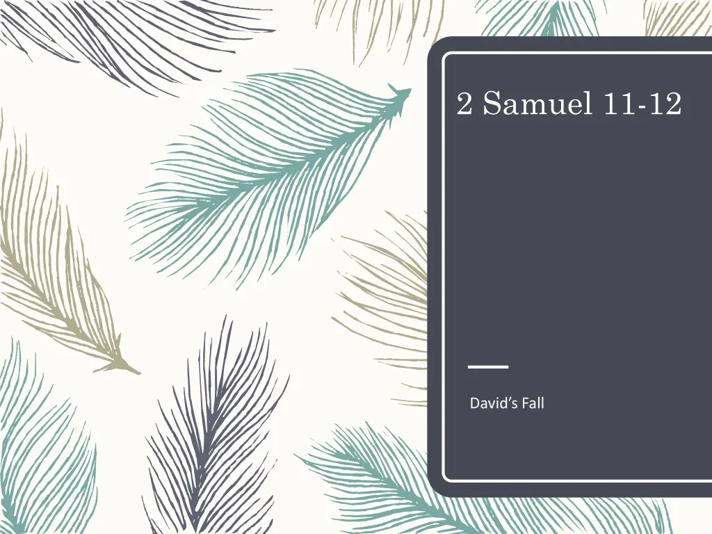 2 samuel 11 12