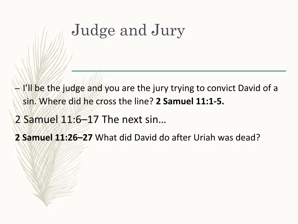 judge and jury