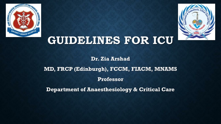 guidelines for icu