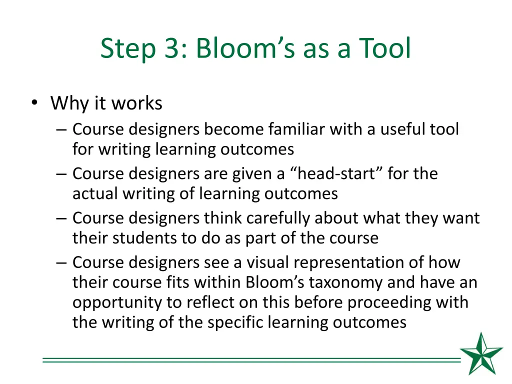 step 3 bloom s as a tool 1