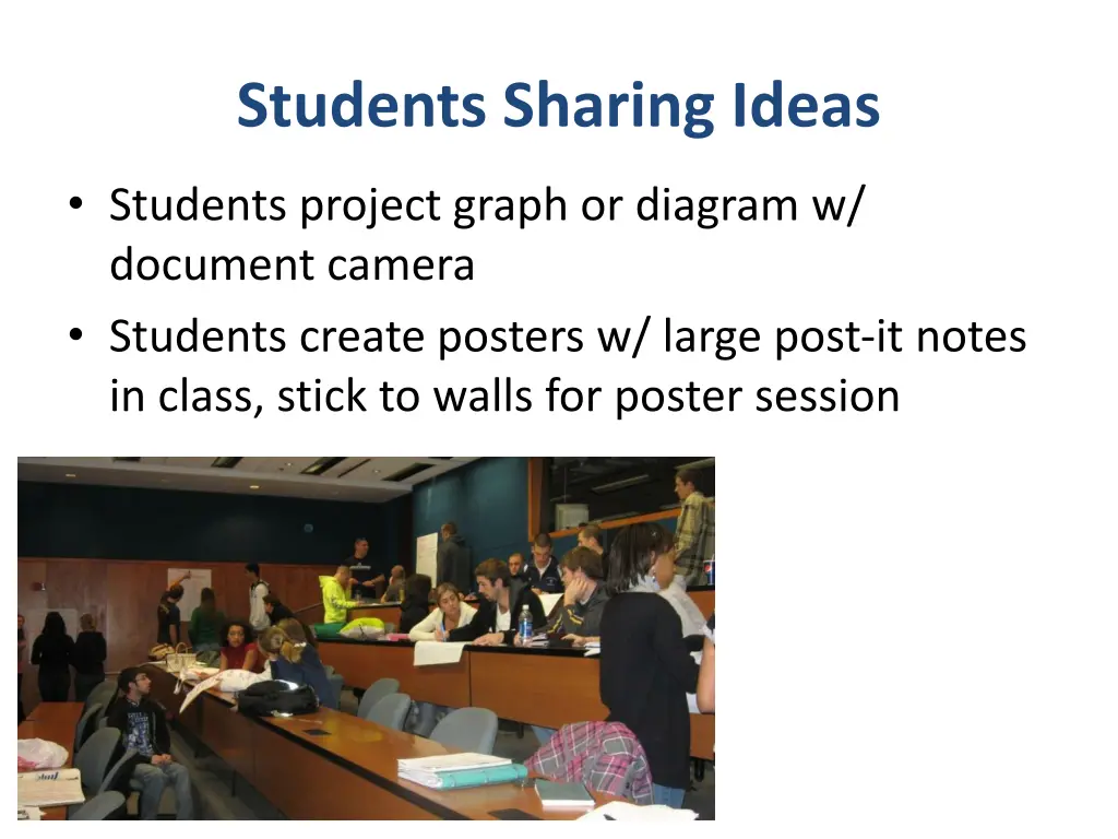 students sharing ideas