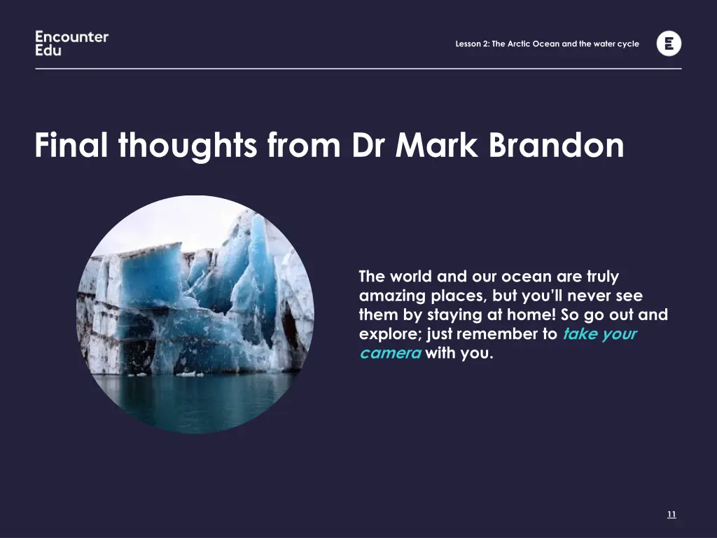 lesson 2 the arctic ocean and the water cycle 10