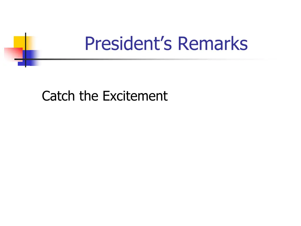 president s remarks