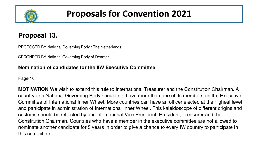 proposals for convention 2021 13
