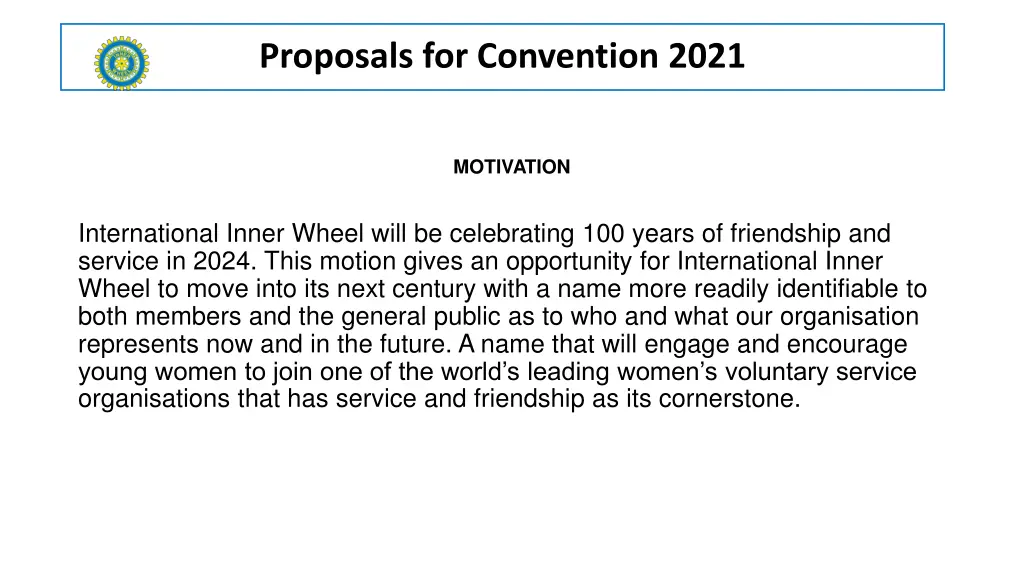 proposals for convention 2021 19