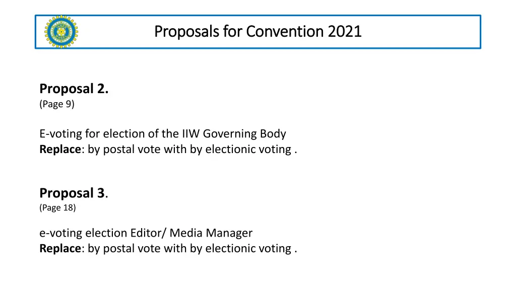 proposals proposals for convention 2021 3