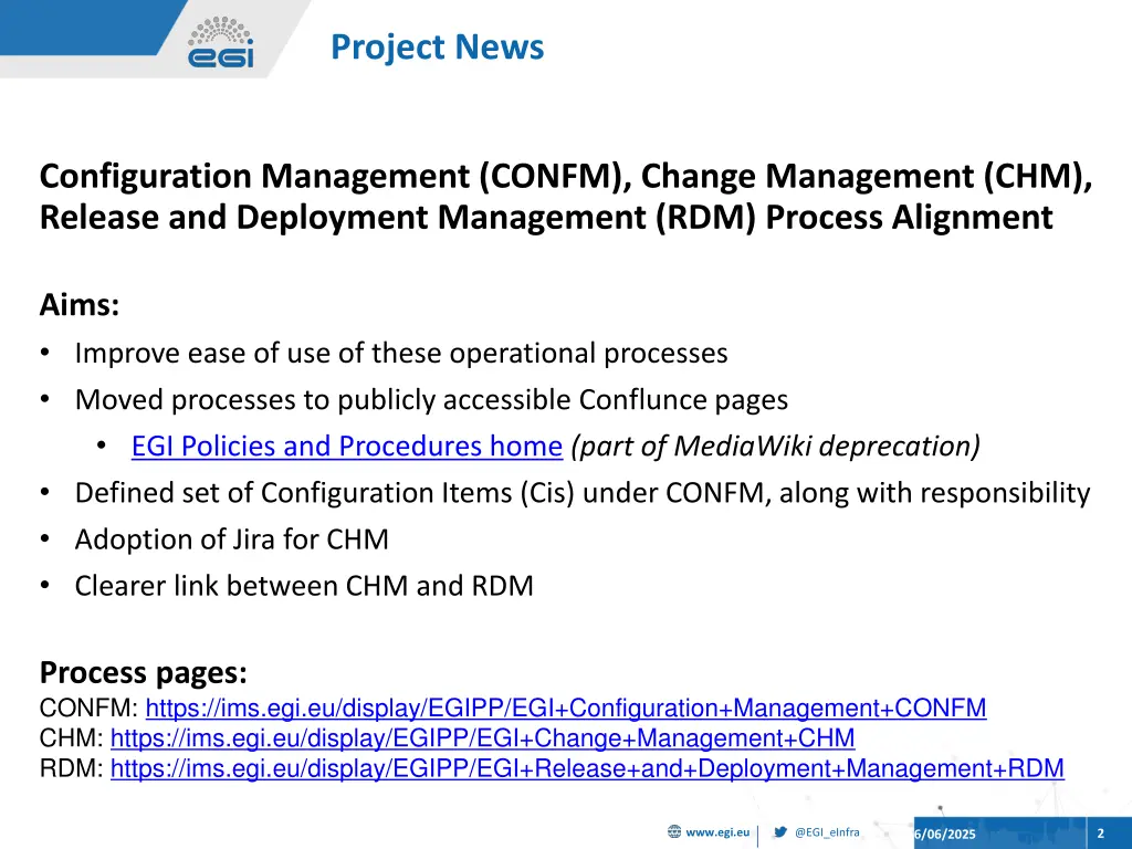 project news