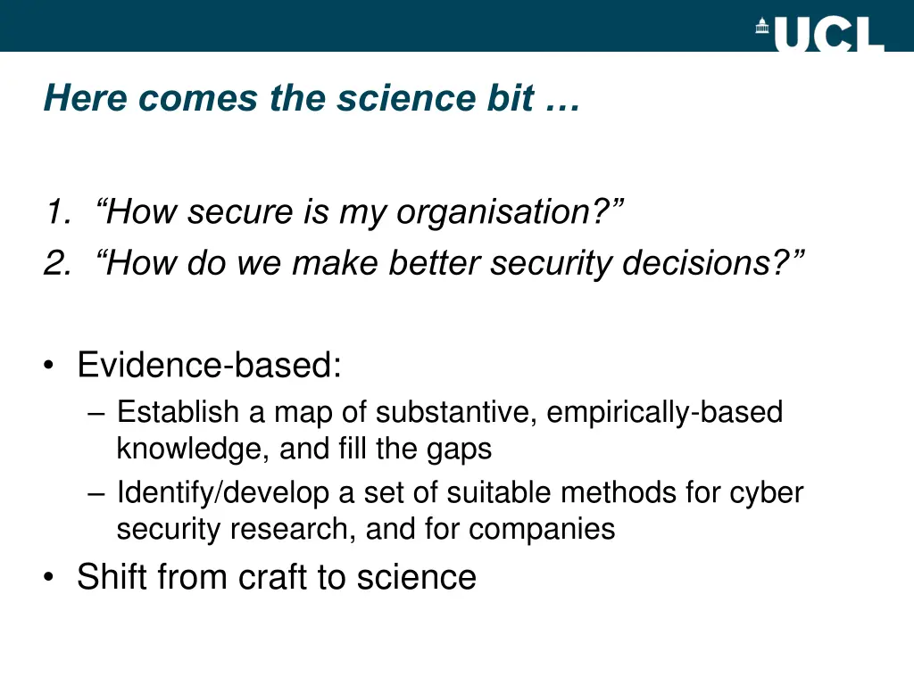 here comes the science bit