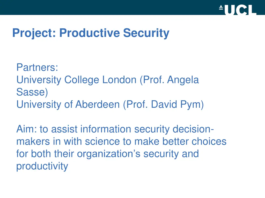 project productive security