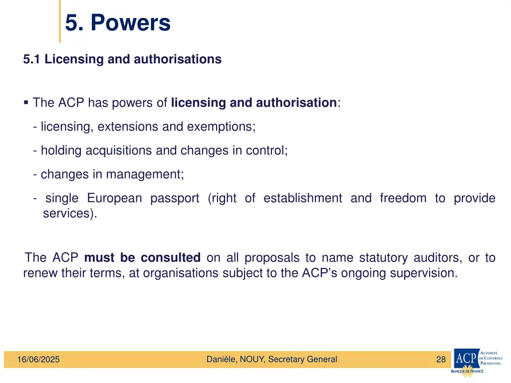 5 powers
