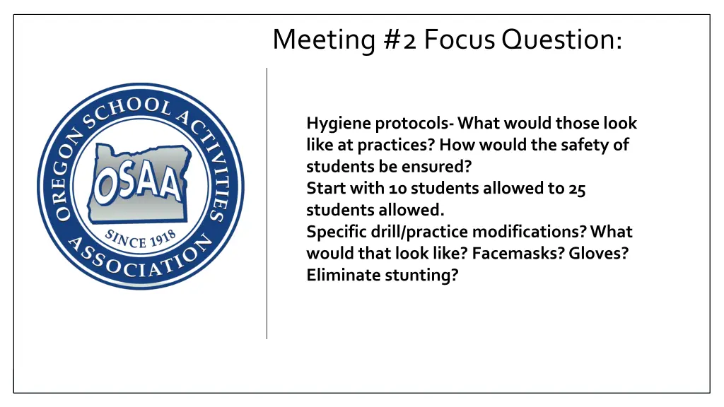 meeting 2 focus question 1
