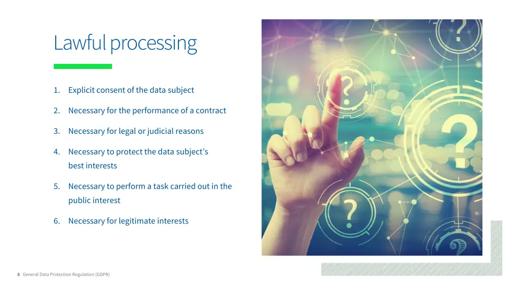 lawful processing
