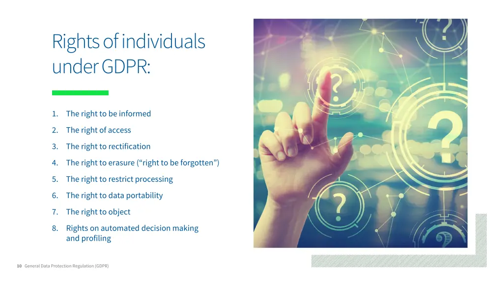rights of individuals under gdpr