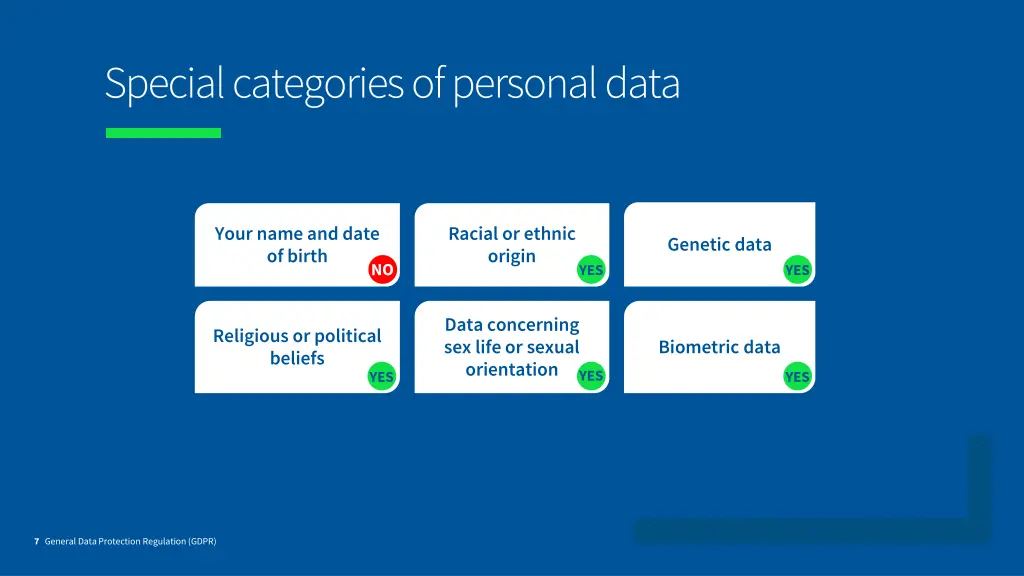 special categories of personal data