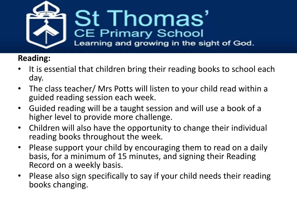 reading it is essential that children bring their