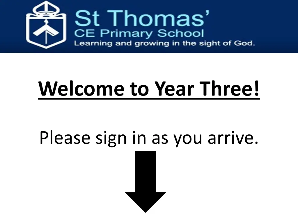 welcome to year three