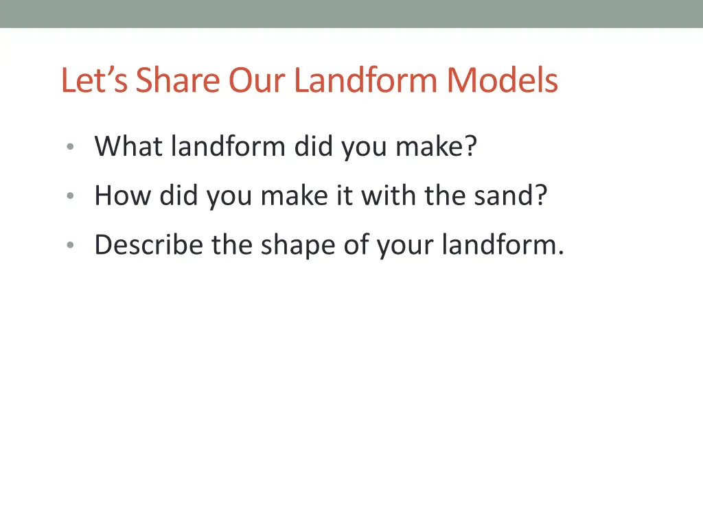 let s share our landform models