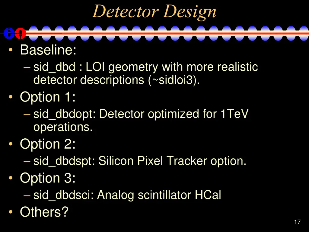 detector design