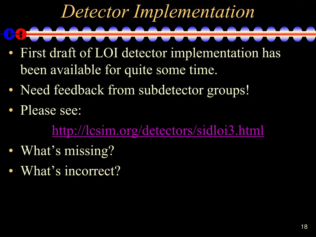 detector implementation