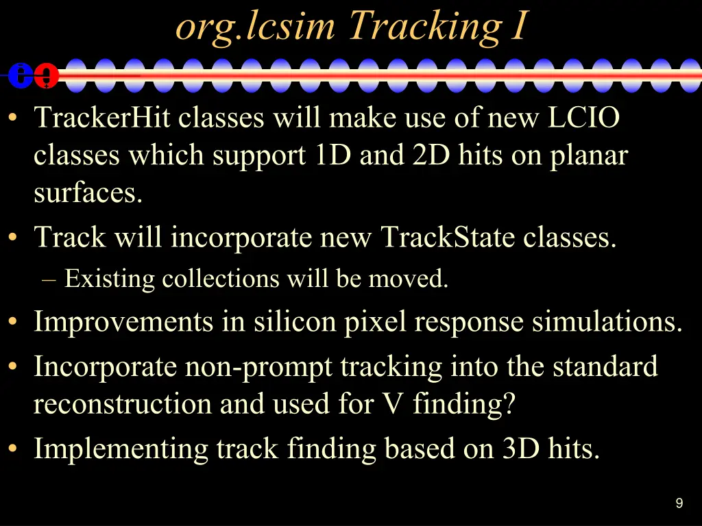 org lcsim tracking i