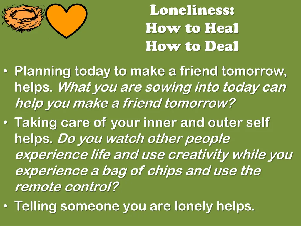 loneliness how to heal how to deal 1