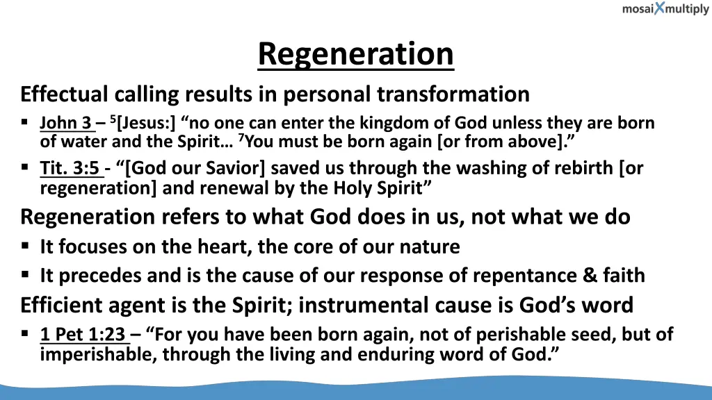 regeneration