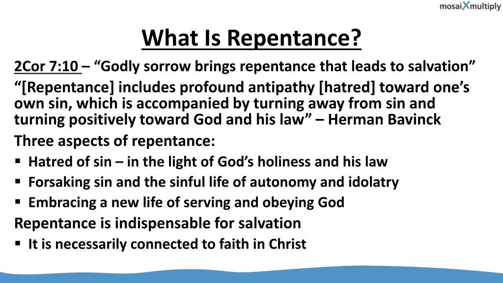 what is repentance