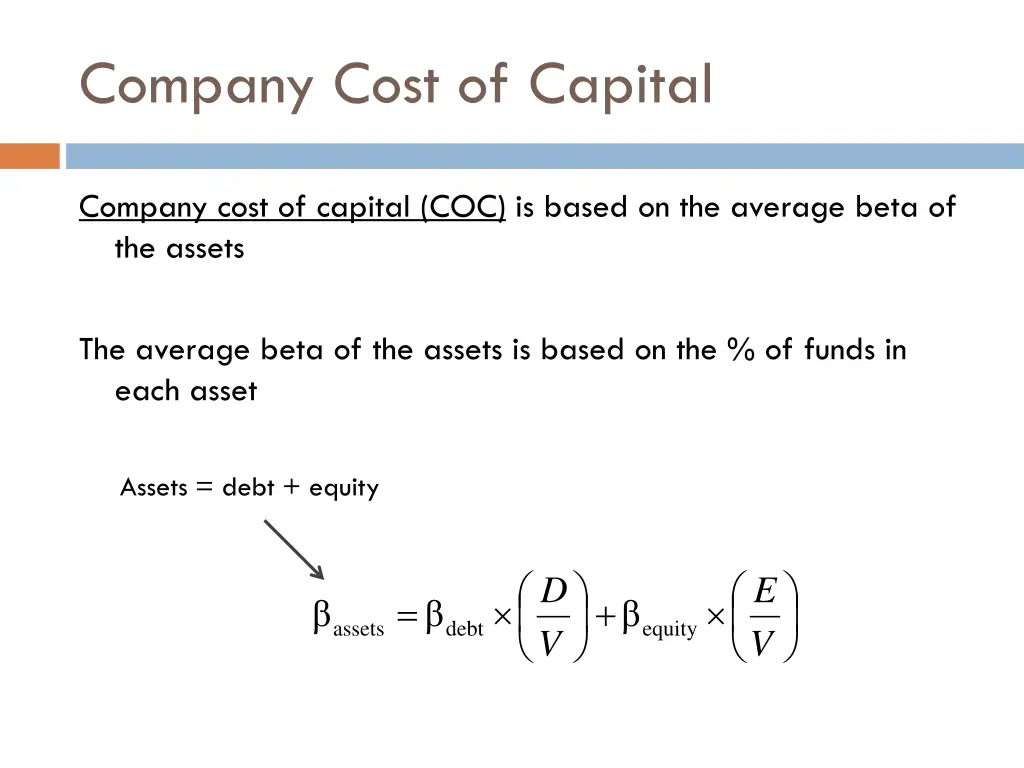 company cost of capital 3