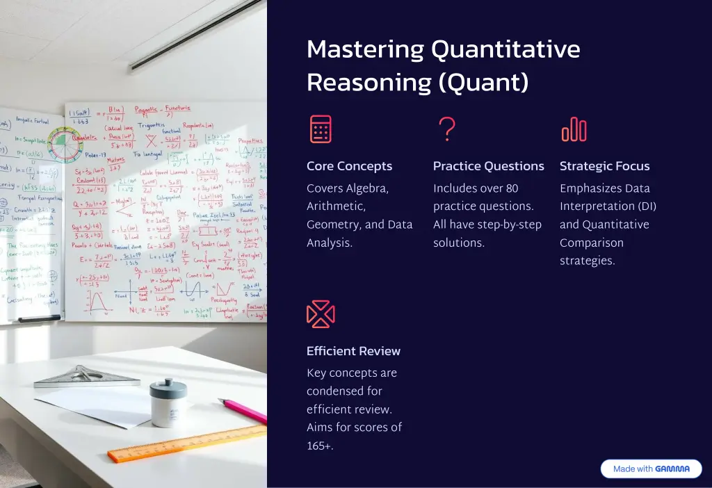 mastering quantitative reasoning quant