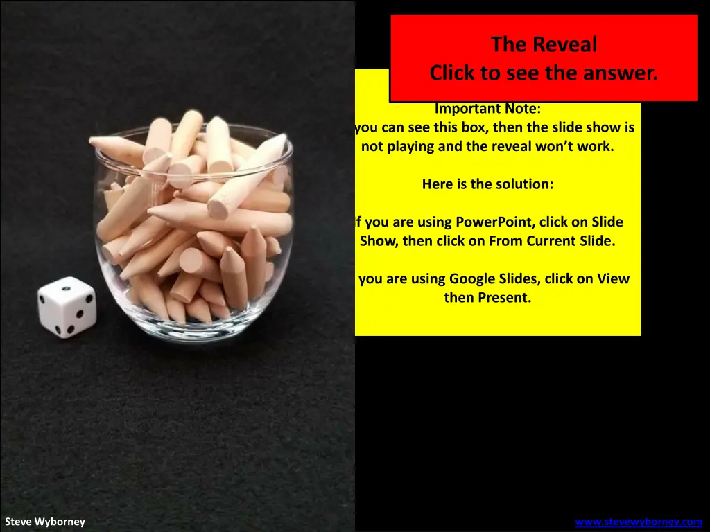 the reveal