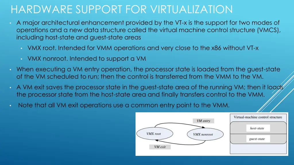 hardware support for virtualization