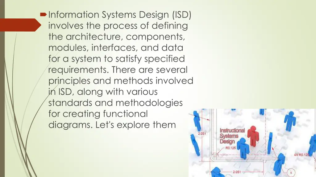 information systems design isd involves