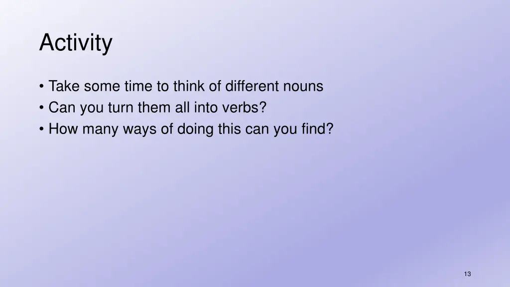 activity 1