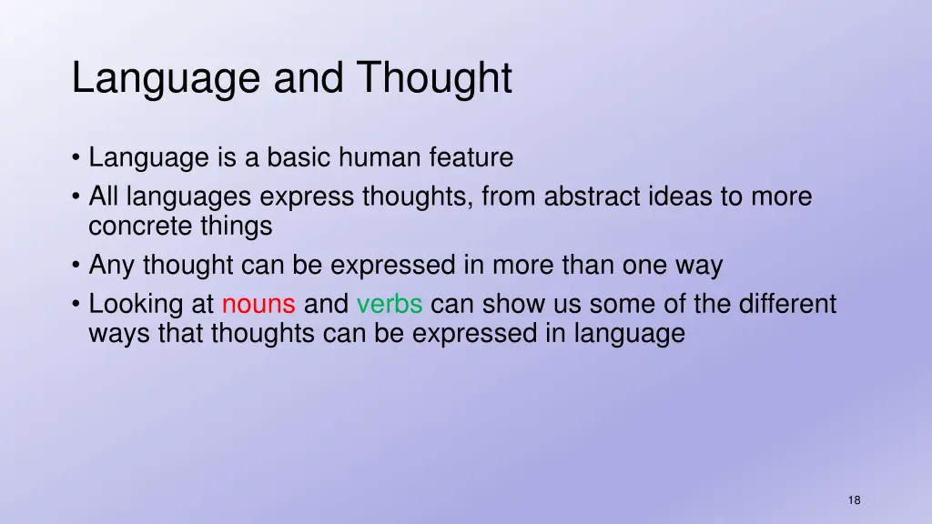 language and thought 2