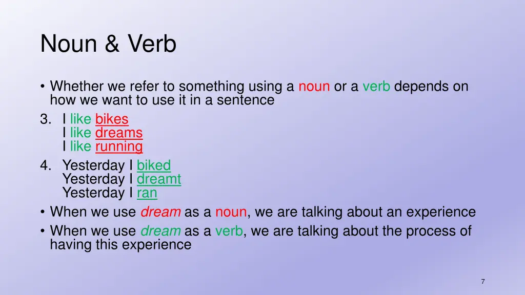 noun verb 3